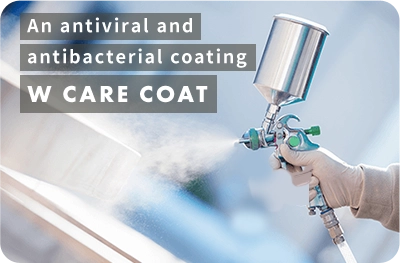 An antiviral and antibacterial coating W care coat